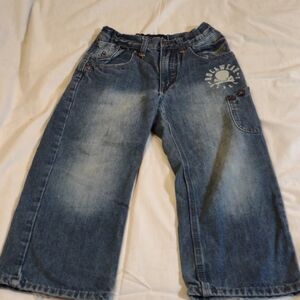 Rockwear Girl's Cool Blue Faded Denim Jeans Size 6